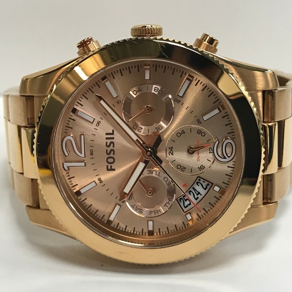 Fossil Accessories - Fossil Rose Gold Steel Quartz Ladies Watch